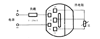 SBWZ-2460常規(guī)型熱電阻溫度變送器接線圖 SBWZ-2460常規(guī)型熱電阻溫度變送器接線圖