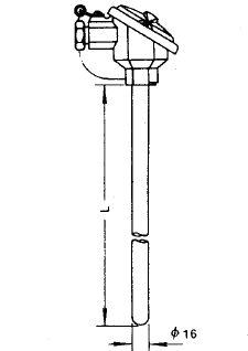 WRN-120無固定熱電偶安裝圖片